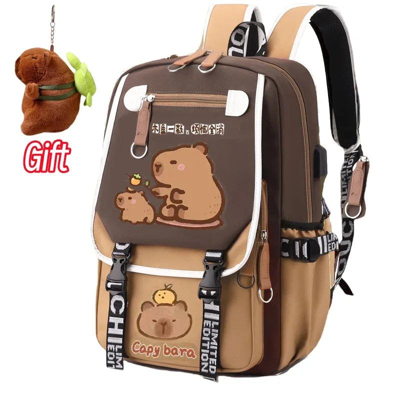 CapyBag™ Mochila Kids Capybara con Peluche de Regalo - ÚLTIMAS UNIDADES EN STOCK