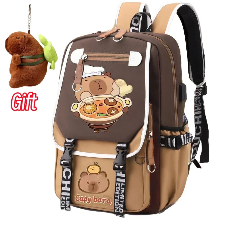 CapyBag™ Mochila Kids Capybara con Peluche de Regalo - ÚLTIMAS UNIDADES EN STOCK