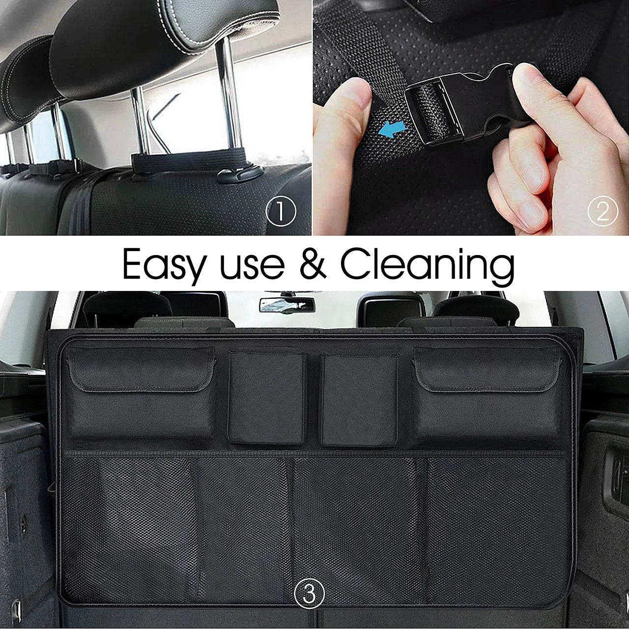 Maxi Organizador ™ Bolsa de Almacenamiento de Asiento Trasero para Auto