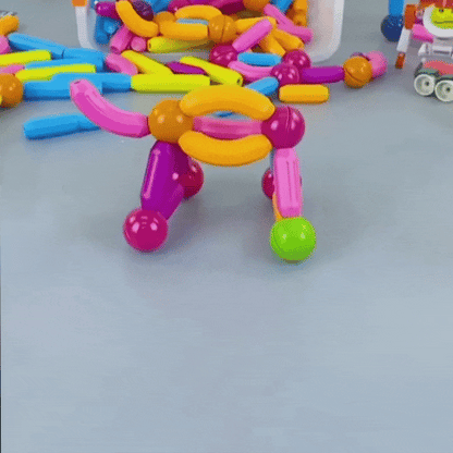 MAGNETIC 64 PIEZAS | Imagina, crea y diviértete