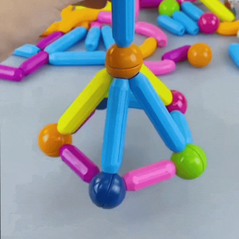 MAGNETIC 64 PIEZAS | Imagina, crea y diviértete